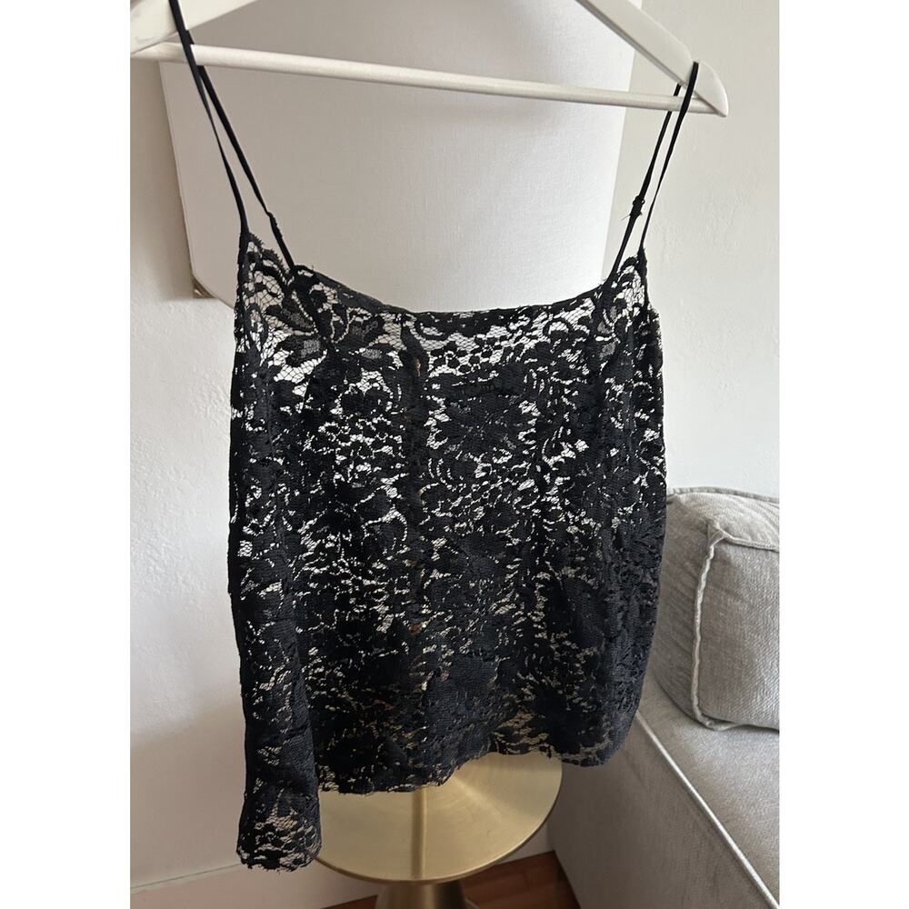 Vtg The Limited Black Lace Y2K Cami Top WhimsyGoth Witchy L